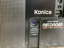 Konica/コニカ/RECORDER/レコーダー/KONICA HEXANON 24mm F4/コンパクトフィルムカメラ/ジャンク品/_画像2