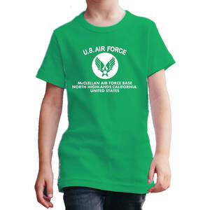 [6oz child ][140]AIR FORCE AR[ green - white ]YOUYH-S GILDAN man and woman use 