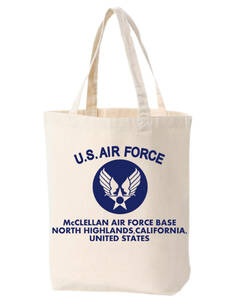 【8oz】Bag【M】AIR FORCE AR【生成り-紺】MEDIUM/ GILDAN男女兼用