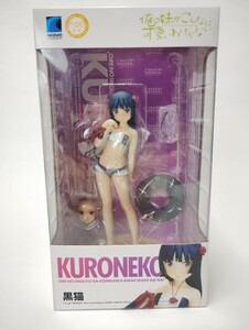 wave BEACH QUEENS 俺の妹がこんなに可愛いわけがない 黒猫 （1/10スケール PVC製塗装済み完成品）箱にダメージあり