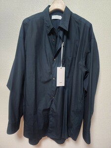 ◎24SSタグ付きGraphpaperグラフペーパー　Broad L/S Oversized Regular Collar Shirt　ネイビーサイズ1 ¥28,600　COMOLI オーラリー
