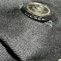 【希少L/未使用級】DIESEL ディーゼル シャツ 長袖 ブラック 黒 Dロゴ ロゴボタン 背面デカロゴ 近年モデル オーバーサイズ 46 メンズ _画像4