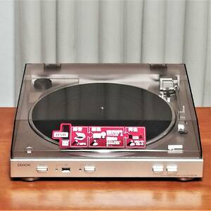  beautiful goods!! operation excellent DENON( Denon )DP-200USB USB memory correspondence phono equalizer internal organs full automatic belt Drive record player pitch adjusted 