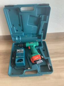 ＊3771 makita マキタ 充電式ドライバドリル M6420 電動工具 ドリル 急速充電器 DC9700 バッテリ9100(寿命) ケース付