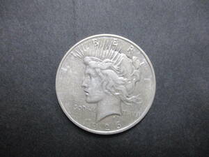 ★アメリカ1ドル銀貨1926年　ピースダラー　重量　約26.6g　比重　約10.3　美品級　1枚★