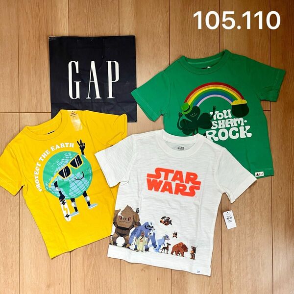 6 新品　baby gap 半袖　Tシャツ 105 110 綿　男の子