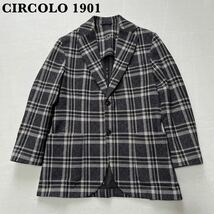 【未使用級】定価7万 CIRCOLO チルコロ ジャージー テーラードジャケット_画像1