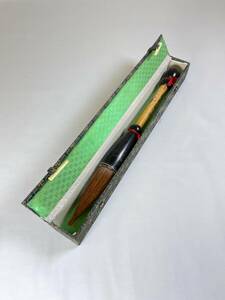  China old writing brush on sea ...[ mountain horse god writing brush ] Tang writing brush calligraphy writing brush paper tool 