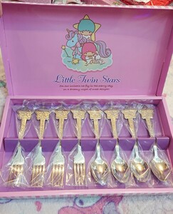  ultra rare!! amusement gift *ki Kirara * premium cutlery set *8 pcs set star 