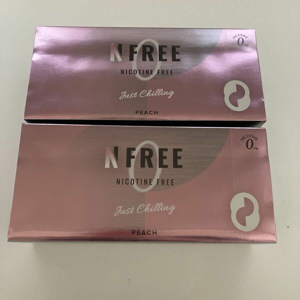 【新品未開封2個セット】エヌフリー NFREE ピーチ10箱×2個　IQOS互換機　ニコチンゼロ　加熱式タバコ