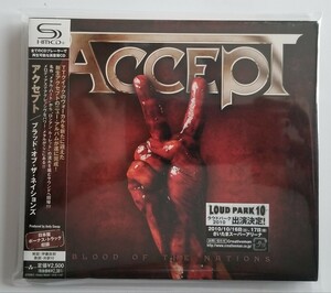 SHM-CD/アクセプト/ブラッド・オブ・ザ・ネイションズ/帯付き/欠品なし