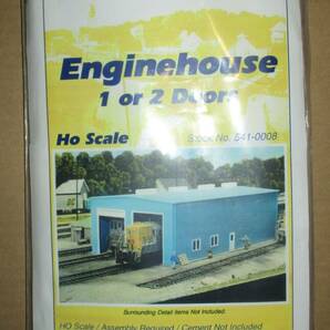 pikestuff HO scale 機関車庫 キット ENGINE HOUSE KIT 1 or 2 DOORS の画像1