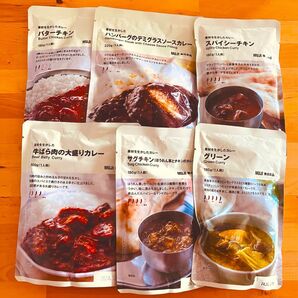 無印良品 レトルト カレー 6種類 6食