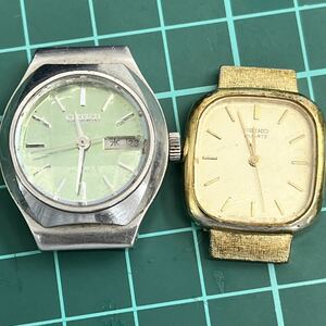 ★1円スタート★2点セット SEIKO セイコー CITIZEN シチズン腕時計 現状品 ジャンク扱い 時計 7000 2C21-5100