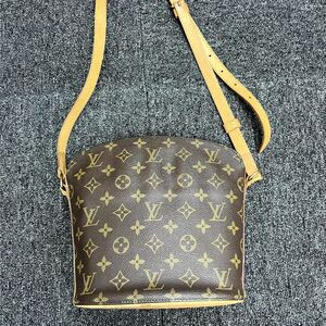 ★1円スタート★LOUIS VUITTON ルイヴィトン モノグラム ドルーオ M51290 ショルダーバッグ ポシェット シリアルVI 1926茶色