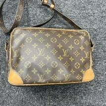 ★1円スタート★LOUIS VUITTON ルイヴィトン モノグラム ナイル M45244 シリアル844ショルダーバッグ ブラウン 茶色 斜めがけ_画像3