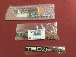 TRD Sportivo emblem 3 point set 