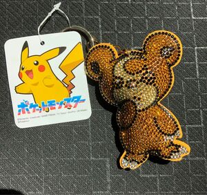 ポケモン　ラインストーンキーホルダー　ヒメグマ