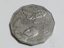オーストラリア連邦 1998年 50セント 32mm マシュー・フリンダース バス海峡発見 記念 コイン 硬貨　人物　№61_画像5