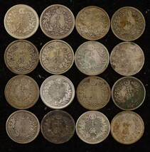 竜10銭銀貨 60枚 まとめて おまとめ 大量 10銭 銀貨 古銭 コイン 硬貨_画像2