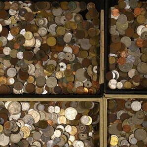 混合古銭 13998g まとめて おまとめ 大量 銅銭 アルミ銭 海外コイン 外国コイン 古銭 コイン 硬貨の画像7
