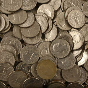 アメリカ 25セント硬貨 白銅貨 1000枚 まとめて おまとめ 大量 海外コイン 外国コイン 古銭 コイン 硬貨の画像8