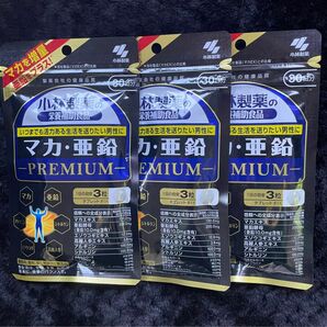 小林製薬の栄養補助食品 マカ亜鉛プレミアム 約30日分 ×2袋
