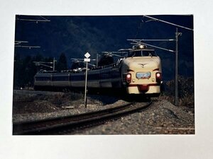 鉄道写真 プリント 485系ボンネット「加越」