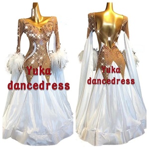 NEW 社交ダンスドレス・モダンドレス・スタンダードドレス オーダーメイド、最高
