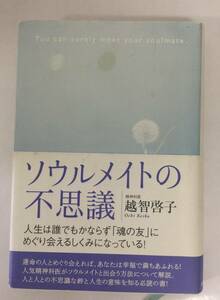 24AN-153 本 書籍 ソウルメイトの不思議 人生は誰でもかならず 魂の友 にめぐり会えるしくみになっている 越智 啓子 主婦の友社 使用感あり