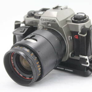 Y1069 チノン Chinon CE-5 Auto Chinon Zoom MC 35-70mm F3.5-4.5 ボディレンズセット Power Winder・Auto Date AD-510付き ジャンクの画像1