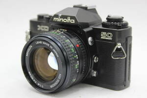 Y1104 ミノルタ Minolta XD ブラック MD Rokkor 50mm F1.4 フィルムカメラ ボディレンズセット ジャンク