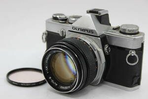 Y1110 オリンパス Olympus OM-1 OM-System G.Zuiko Auto-S 50mm F1.4 フィルムカメラ ボディレンズセット ジャンク