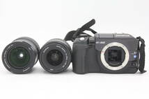 Y1120 オリンパス Olympus E-300 Zuiko Digital 14-45mm F3.5-5.6 など含む デジタル一眼 ボディ・レンズ2個セット ジャンク_画像2