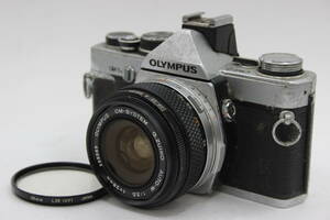 Y1146 オリンパス Olympus OM-2N OM-System G.Zuiko Auto-W 28mm F3.5 フィルムカメラ ボディレンズセット ジャンク