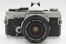 Y1146 オリンパス Olympus OM-2N OM-System G.Zuiko Auto-W 28mm F3.5 フィルムカメラ ボディレンズセット ジャンク_画像2