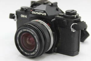 Y1149 オリンパス Olympus OM-4 OM-System Zuiko Auto-W 28mm F2.8 フィルムカメラ ボディレンズセット Recordata Back 4付き ジャンク