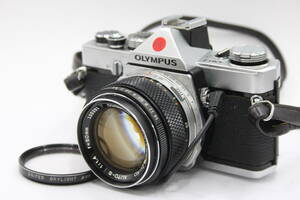 Y1184 オリンパス Olympus OM-1 M-System G.Zuiko Auto-S 50mm F1.4 フィルムカメラ ボディレンズセット ジャンク