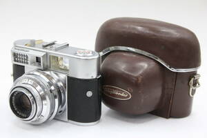 Y1196fok trenda -Voigtlander Vitomatic II a Color-Skopar 50mm F2.8 leather case attaching Junk 