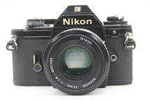 Y1197 ニコン Nikon EM Nikkor AI-s 50mm F1.8 フィルムカメラ ボディレンズセット ジャンク_画像2