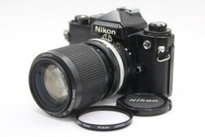 Y1198 ニコン Nikon FE ブラック Zoom-Nikkor AI-s 35-105mm F3.5-4.5 フィルムカメラボディ レンズセット ジャンク