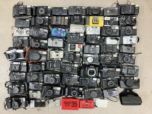 [ large amount 60 piece and more ] Fuji film Minolta Canon etc. compact camera soft case attaching etc. large amount summarize Junk D91