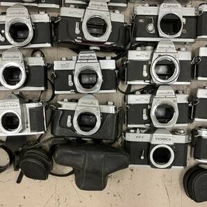 【大量40個】 ミノルタ キャノン ペンタックス 等 フィルムカメラボディ ブラックボディ 等 大量 まとめ ジャンク D93の画像4
