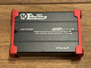 【中古】TreasLin HSV321 外付けキャプチャーボード HDMIケーブル欠品