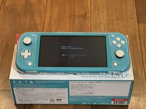 【中古/動作品】Nintendo Switch Lite ターコイズ 箱あり初期化済み 