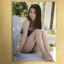 NMB48 上西恵 トレカ アイドル グラビア カード 水着 ビキニ RG43 タレント トレーディングカード AKBG_画像1