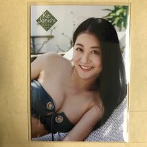 NMB48 上西恵 トレカ アイドル グラビア カード 水着 ビキニ RG43 タレント トレーディングカード AKBG_画像2