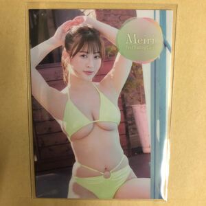 メイリ ヒッツ トレカ アイドル グラビア カード 水着 ビキニ RG47 タレント トレーディングカード　水沢めい