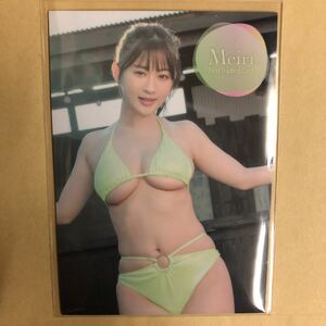 メイリ ヒッツ トレカ アイドル グラビア カード 水着 ビキニ RG52 タレント ファースト トレーディングカード　水沢めい