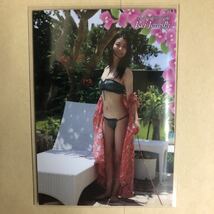 NMB48 上西恵 トレカ アイドル グラビア カード 下着 水着 ビキニ RG79 タレント トレーディングカード　AKBG_画像2